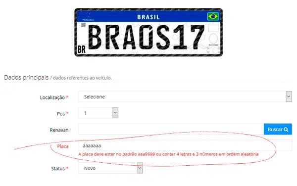 padrão mercosul revenda mais