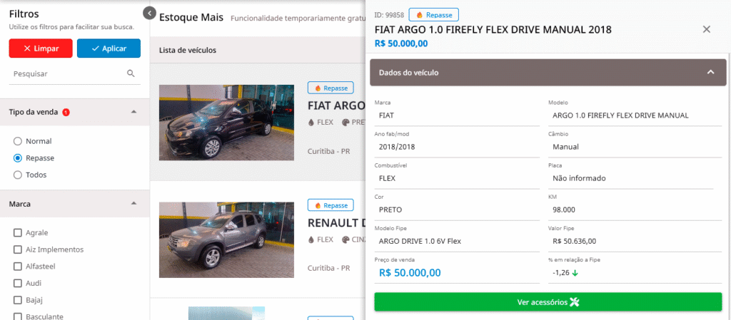 Estoque Mais — compartilhe e negocie entre revendas da plataforma