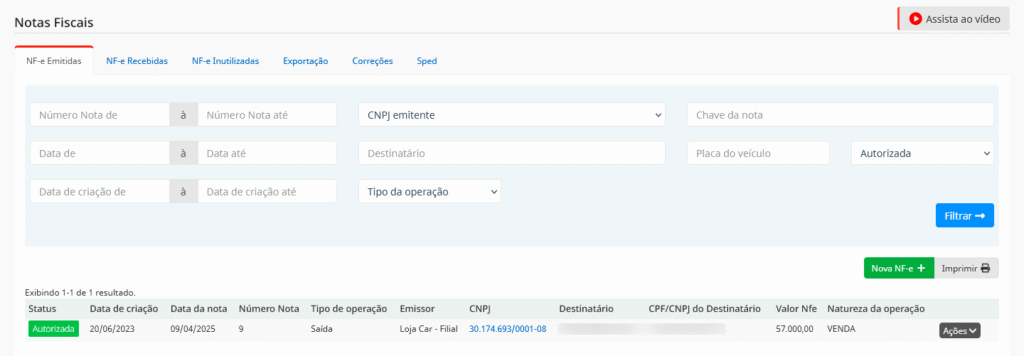 Controle de Notas Fiscais — emissão e guarda sem complicação
