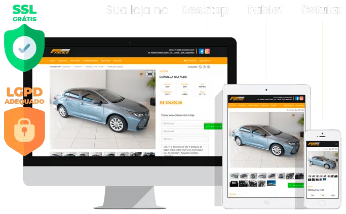 site para Loja de Carros