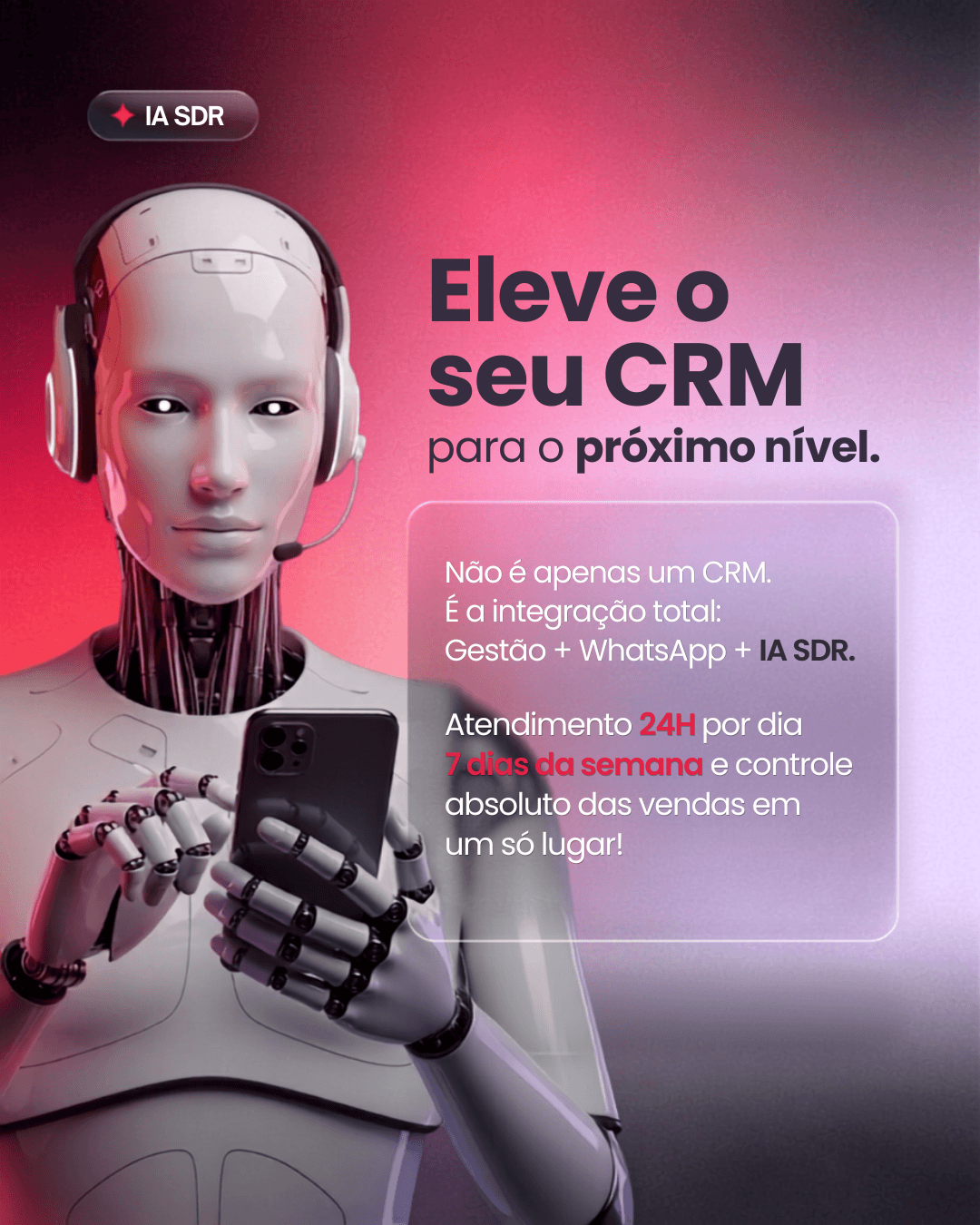 IA SDR em operação