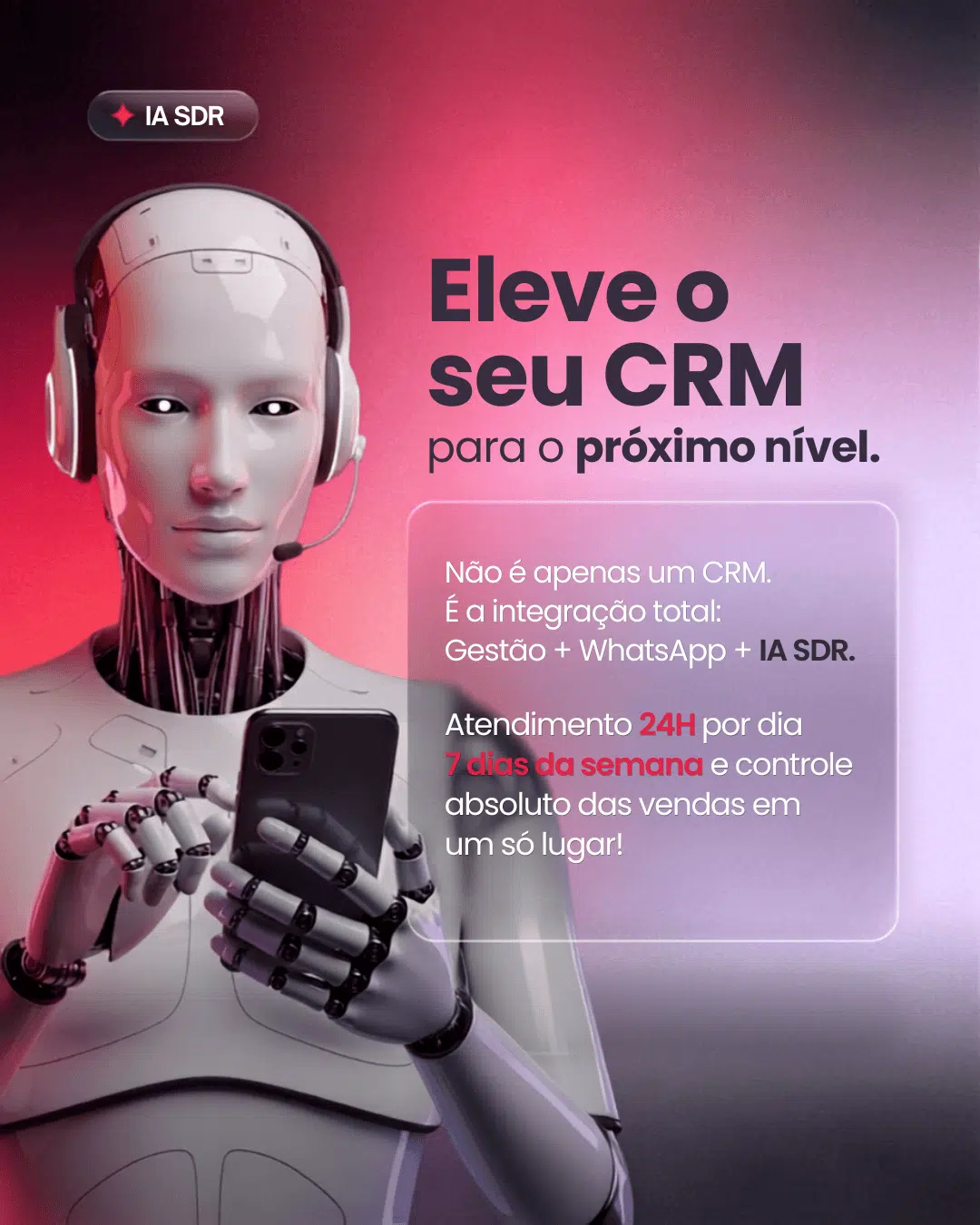 IA SDR em operação